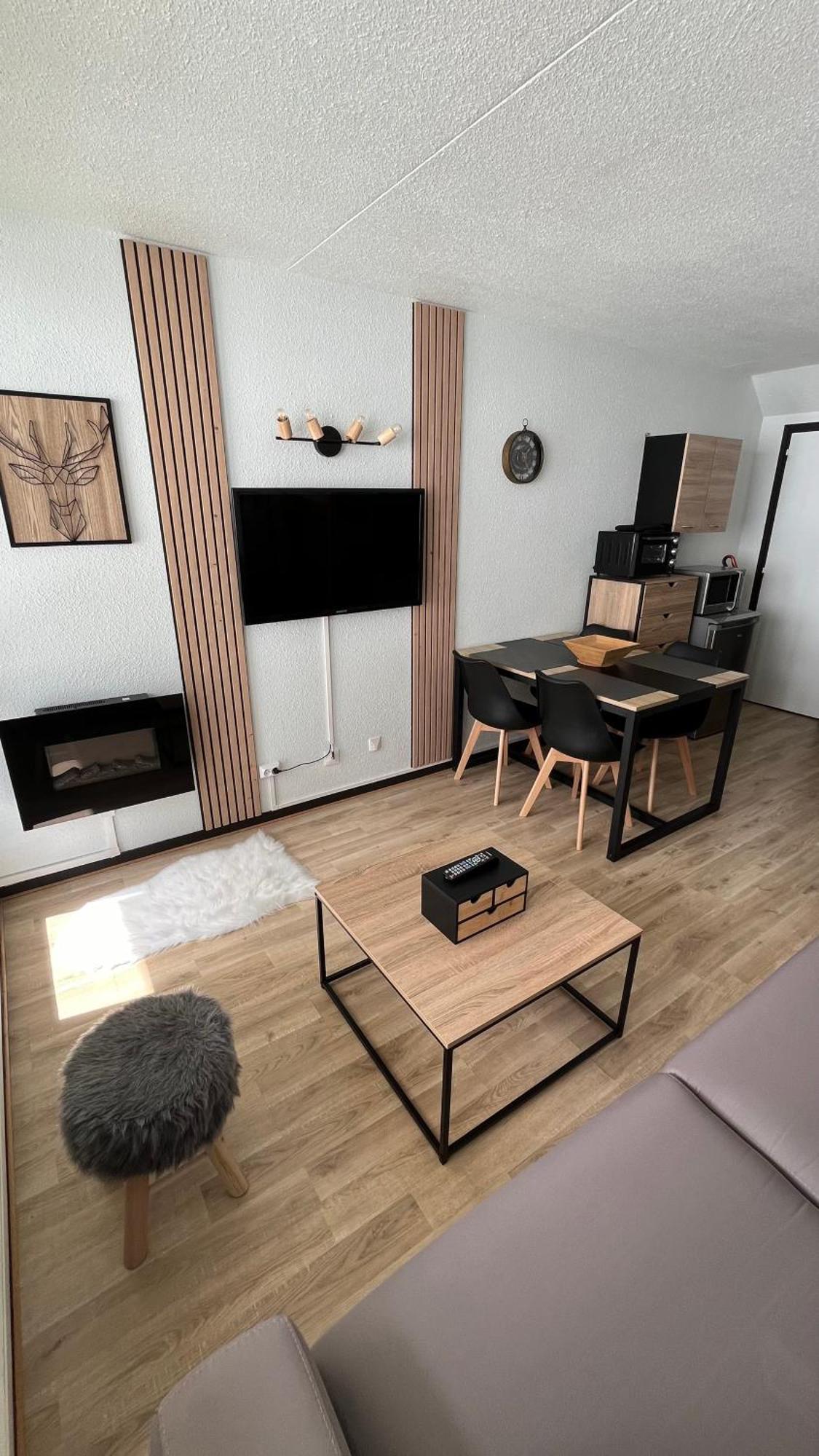 Studio La Mongie Tourmalet 2 Etoiles 4 Couchages Buitenkant foto